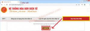 Đọc hoá đơn xml tổng cục thuế